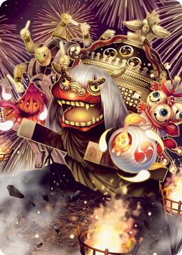 March of Reckless Joy Art Card [Kamigawa: Neon Dynasty Art Series] | I Want That Stuff Brandon