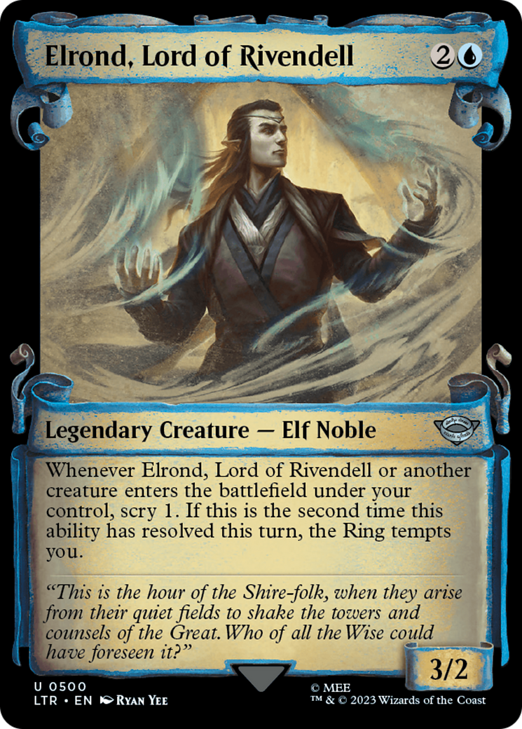 Elrond, Lord of Rivendell [The Lord of the Rings: Tales of Middle-Earth Showcase Scrolls] | I Want That Stuff Brandon