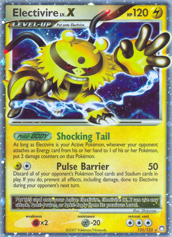 Electivire LV.X (121/123) [Diamond & Pearl: Mysterious Treasures] | I Want That Stuff Brandon