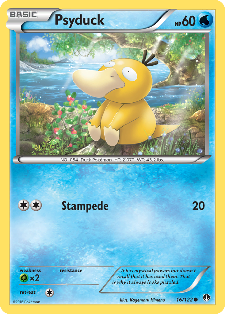 Psyduck (16/122) [XY: BREAKpoint] | I Want That Stuff Brandon