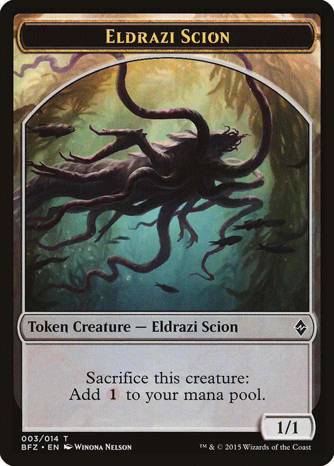 Eldrazi Scion Token (003/014) [Battle for Zendikar Tokens] | I Want That Stuff Brandon