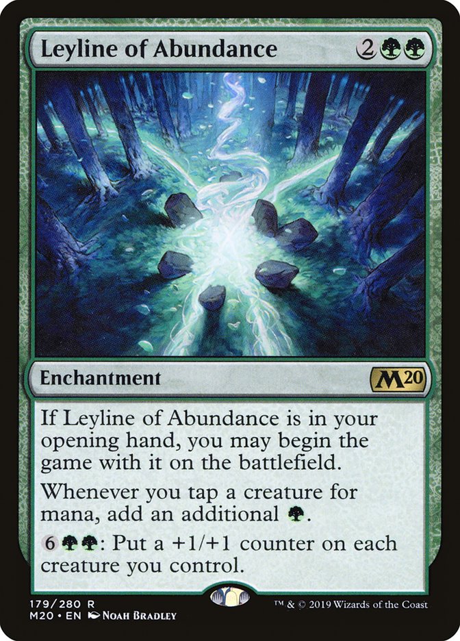 Leyline of Abundance [Core Set 2020] | I Want That Stuff Brandon