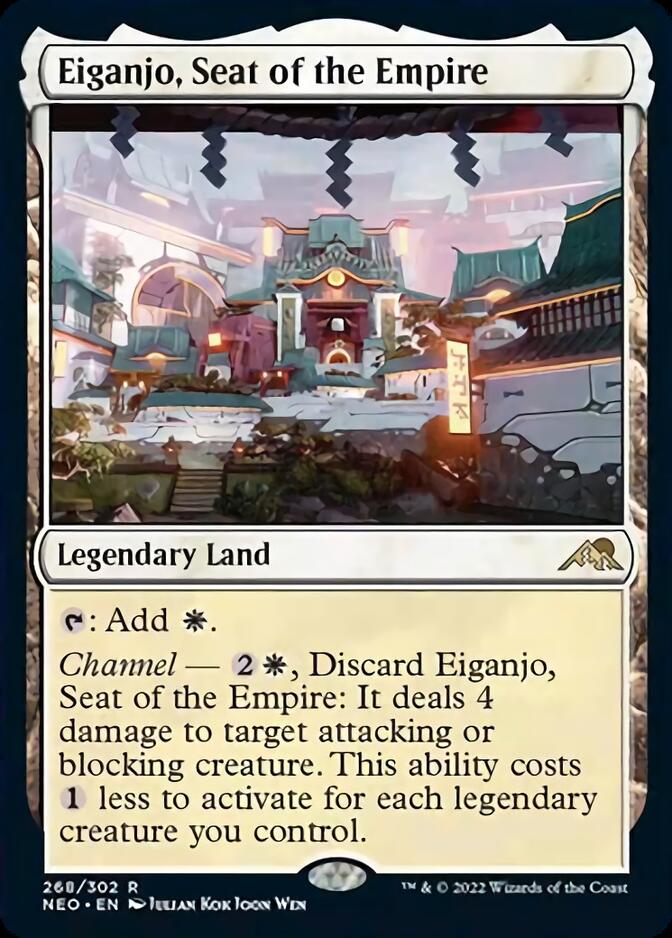 Eiganjo, Seat of the Empire [Kamigawa: Neon Dynasty] | I Want That Stuff Brandon
