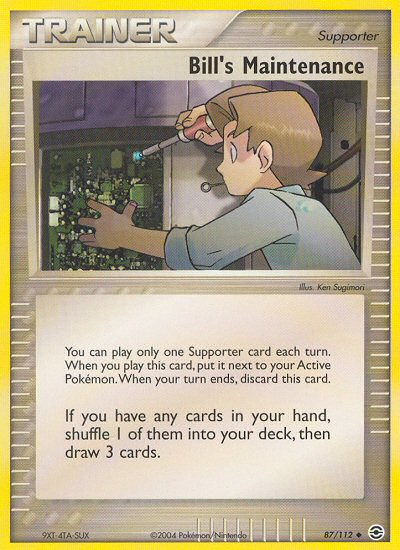 Bill's Maintenance (87/112) [EX: FireRed & LeafGreen] | I Want That Stuff Brandon