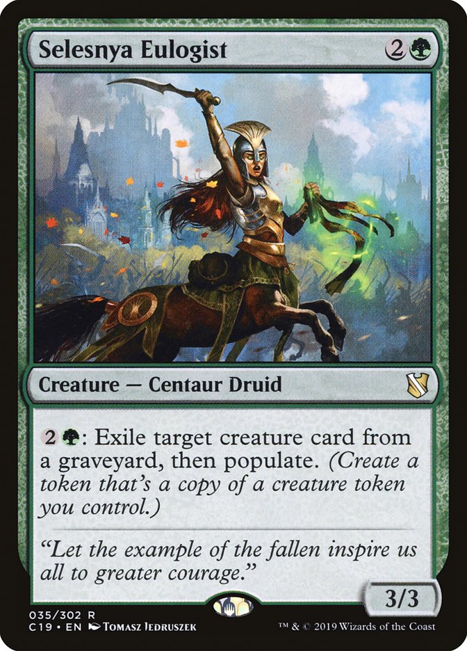 Selesnya Eulogist [Commander 2019] | I Want That Stuff Brandon