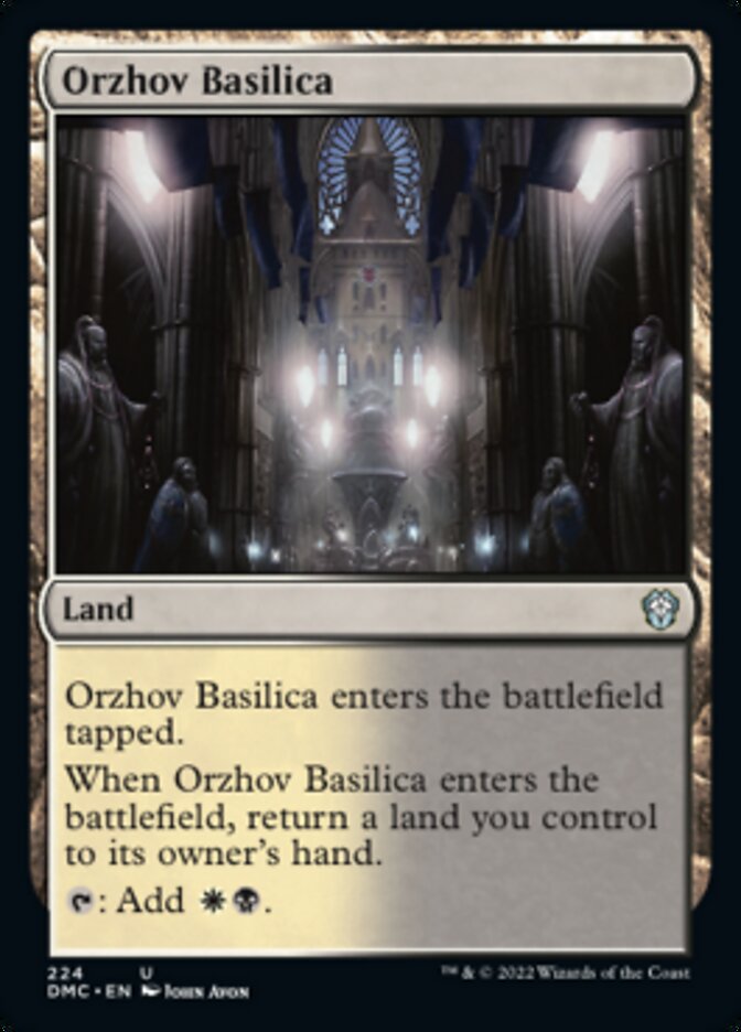 Orzhov Basilica [Dominaria United Commander] | I Want That Stuff Brandon