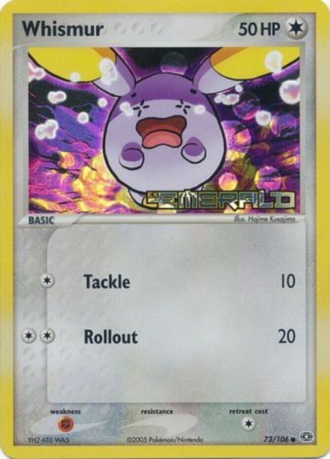 Whismur (73/106) (Stamped) [EX: Emerald] | I Want That Stuff Brandon