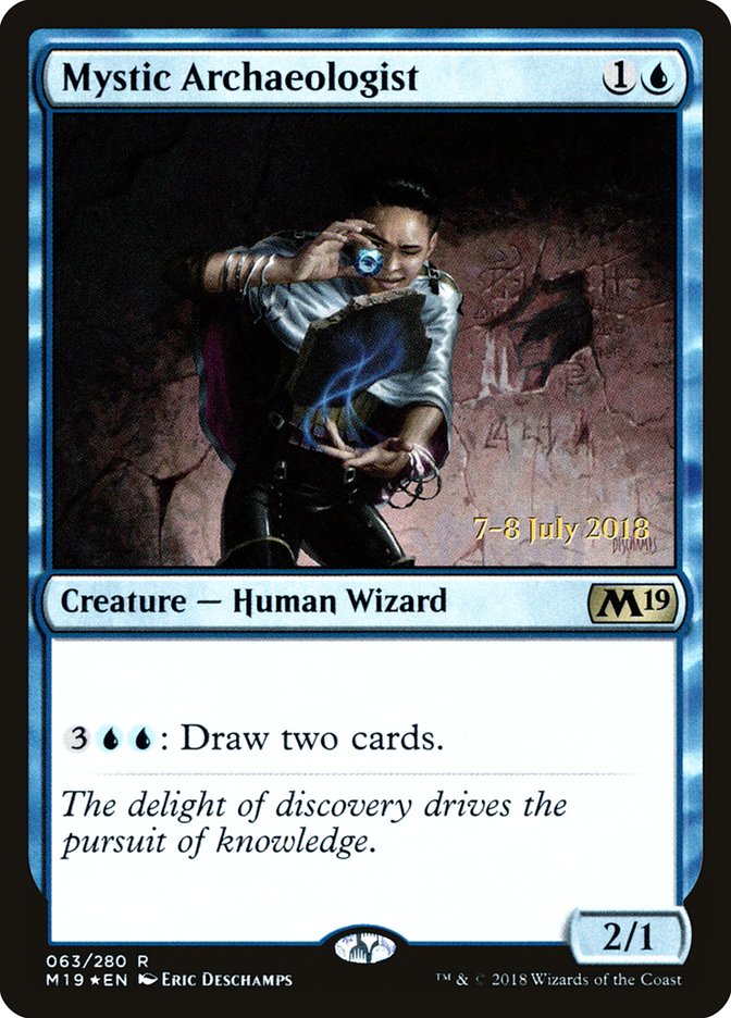 Mystic Archaeologist [Core Set 2019 Prerelease Promos] | I Want That Stuff Brandon