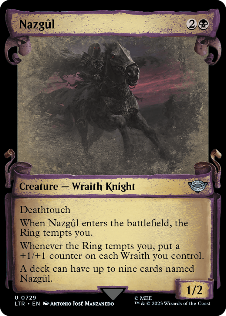 Nazgul (0729) [The Lord of the Rings: Tales of Middle-Earth Showcase Scrolls] | I Want That Stuff Brandon