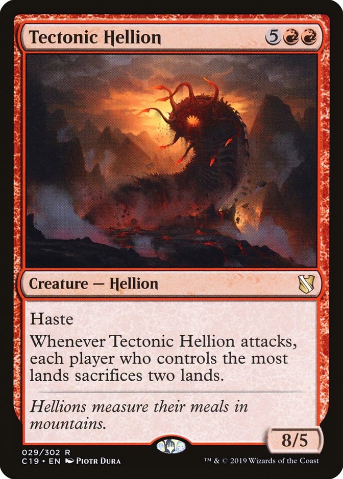 Tectonic Hellion [Commander 2019] | I Want That Stuff Brandon