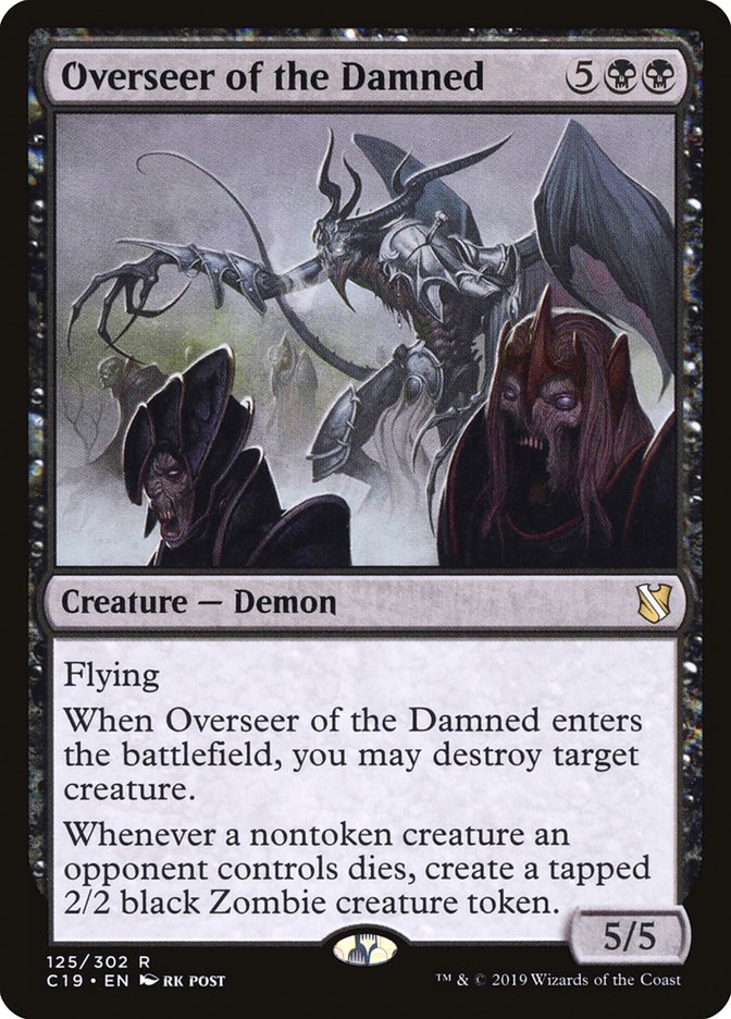 Overseer of the Damned [Commander 2019] | I Want That Stuff Brandon