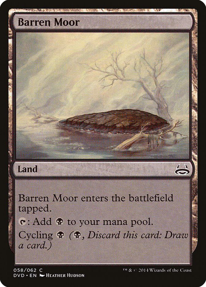 Barren Moor (Divine vs. Demonic) [Duel Decks Anthology] | I Want That Stuff Brandon