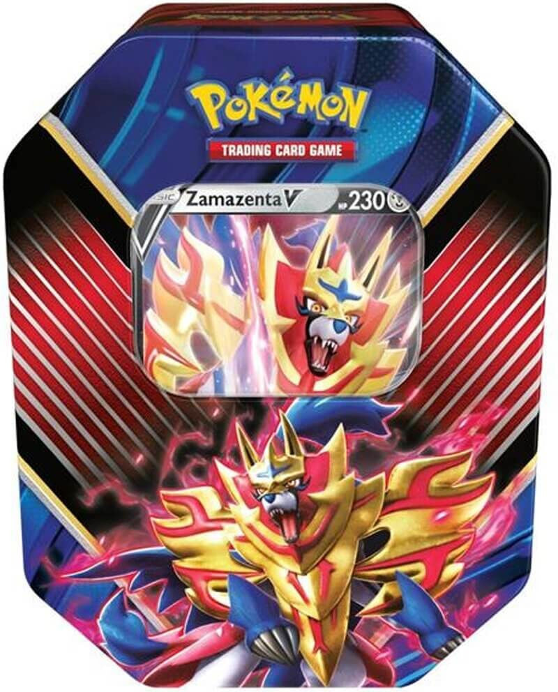 Sword & Shield: Rebel Clash - Legends of Galar Collector's Tin (Zamazenta V) (International Version) | I Want That Stuff Brandon