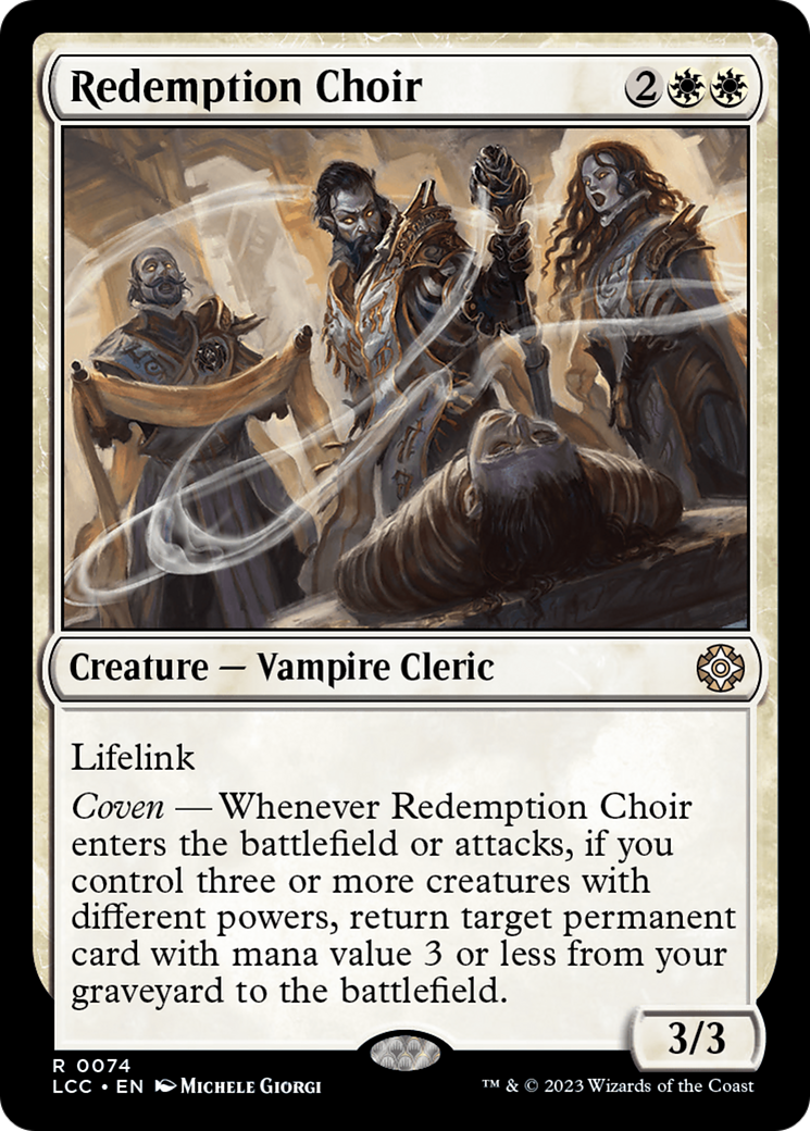 Redemption Choir [The Lost Caverns of Ixalan Commander] | I Want That Stuff Brandon