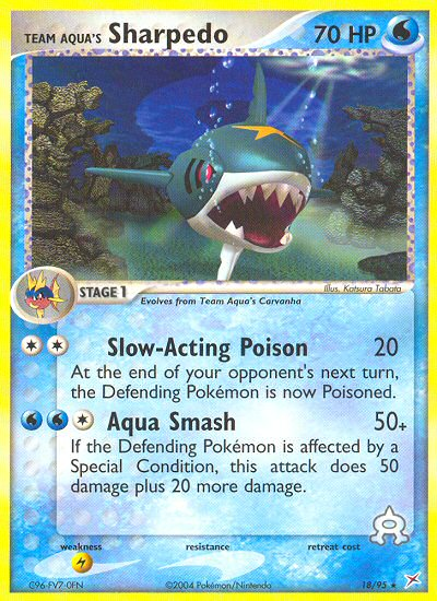 Team Aqua's Sharpedo (18/95) [EX: Team Magma vs Team Aqua] | I Want That Stuff Brandon