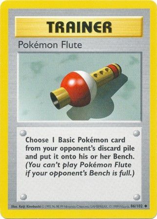 Pokemon Flute (86/102) [Base Set Shadowless Unlimited] | I Want That Stuff Brandon