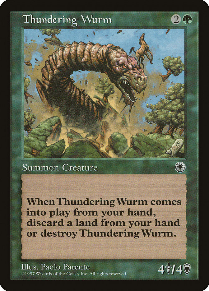 Thundering Wurm [Portal] | I Want That Stuff Brandon