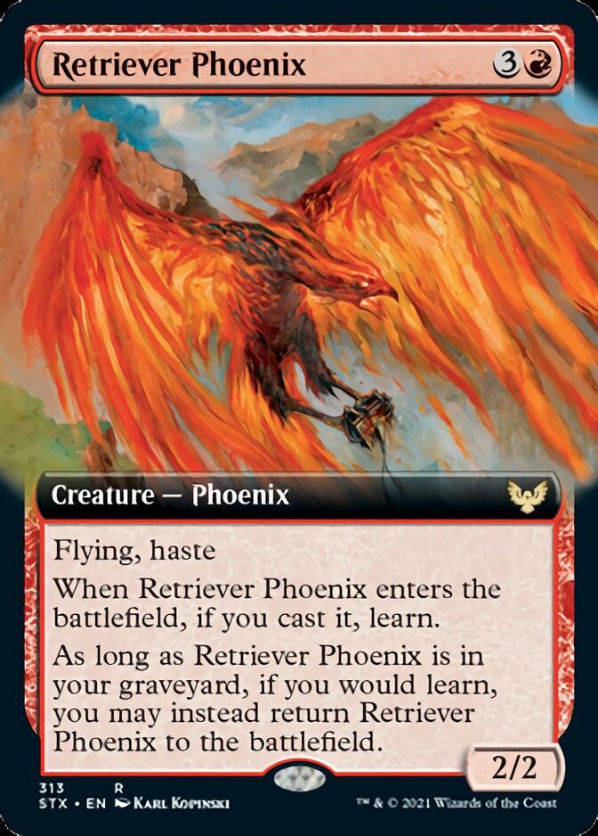Retriever Phoenix (Extended Art) [Strixhaven: School of Mages] | I Want That Stuff Brandon