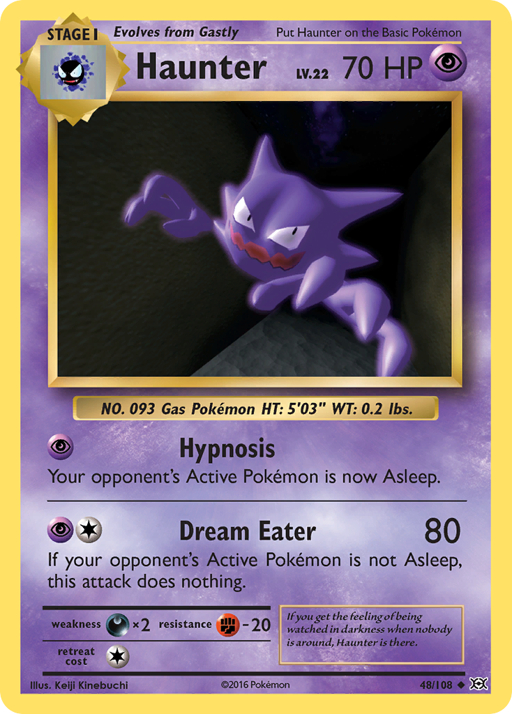 Haunter (48/108) [XY: Evolutions] | I Want That Stuff Brandon