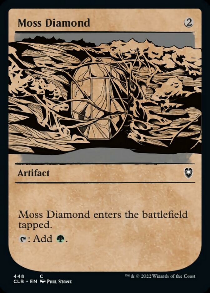 Moss Diamond (Showcase) [Commander Legends: Battle for Baldur's Gate] | I Want That Stuff Brandon