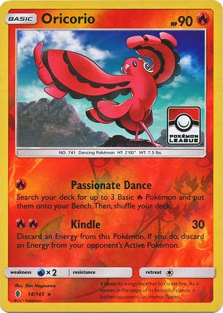 Oricorio (14/145) (League Promo) [Sun & Moon: Guardians Rising] | I Want That Stuff Brandon