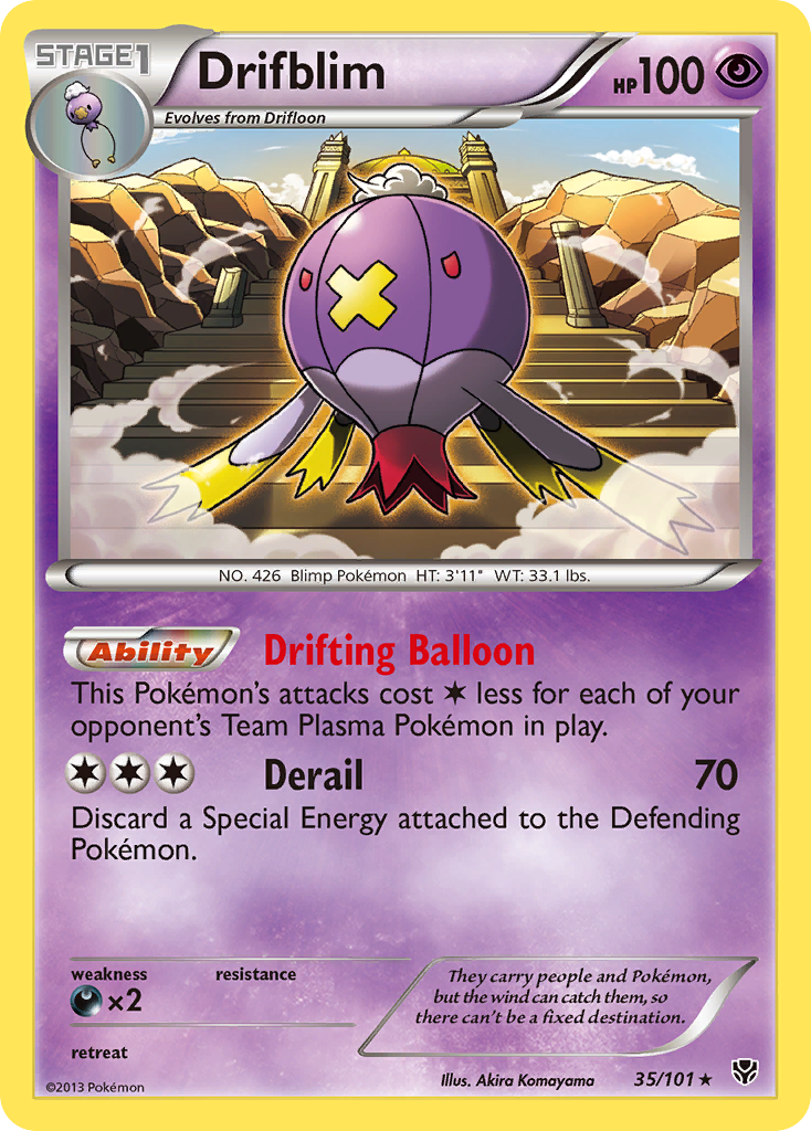 Drifblim (35/101) [Black & White: Plasma Blast] | I Want That Stuff Brandon