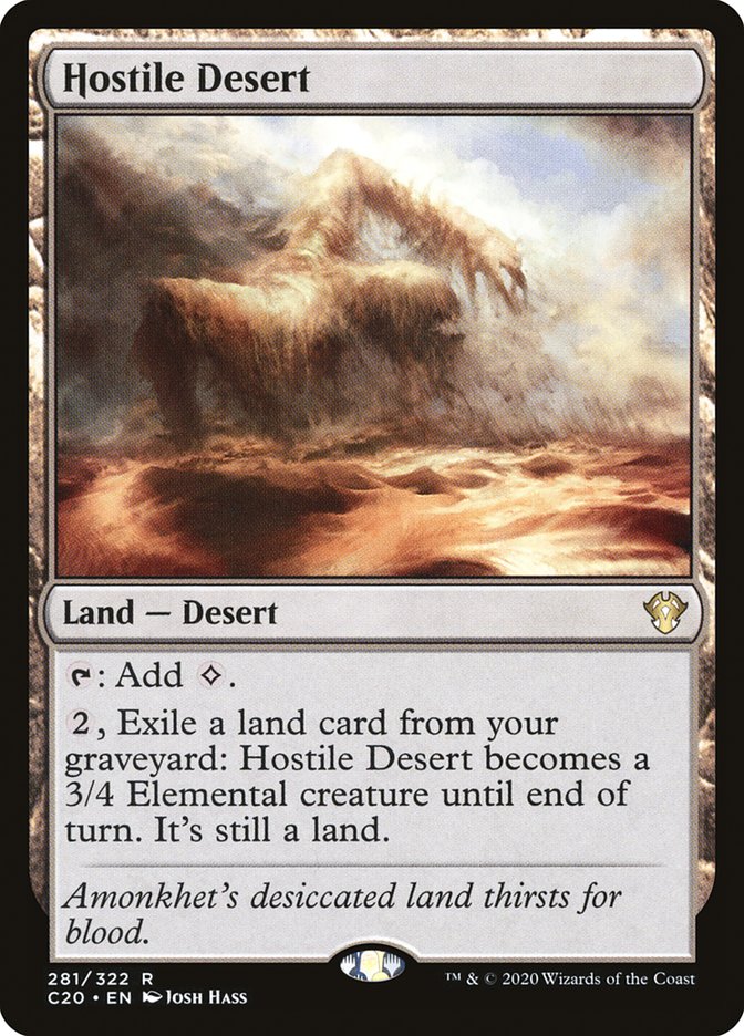 Hostile Desert [Commander 2020] | I Want That Stuff Brandon