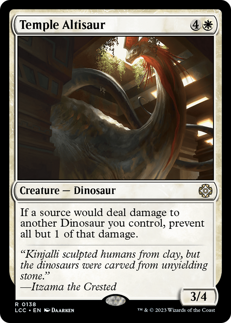 Temple Altisaur [The Lost Caverns of Ixalan Commander] | I Want That Stuff Brandon