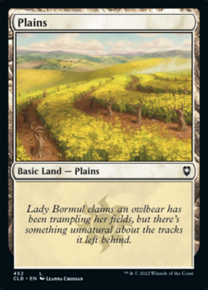 Plains (452) [Commander Legends: Battle for Baldur's Gate] | I Want That Stuff Brandon