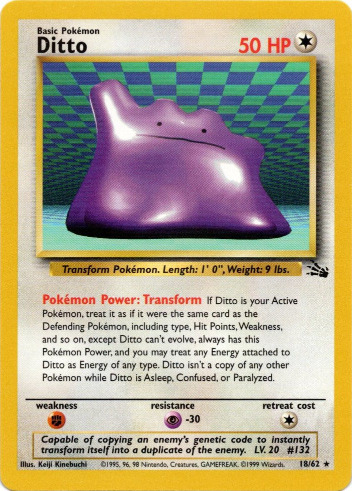 Ditto (18/62) [Fossil Unlimited] | I Want That Stuff Brandon