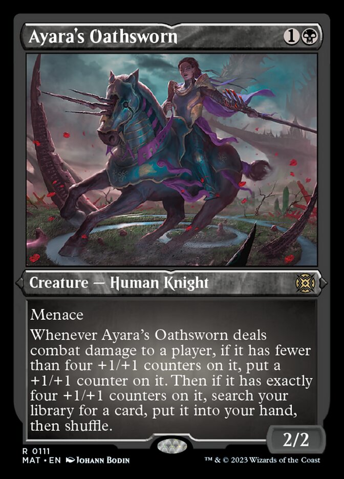 Ayara's Oathsworn (Foil Etched) [March of the Machine: The Aftermath] | I Want That Stuff Brandon