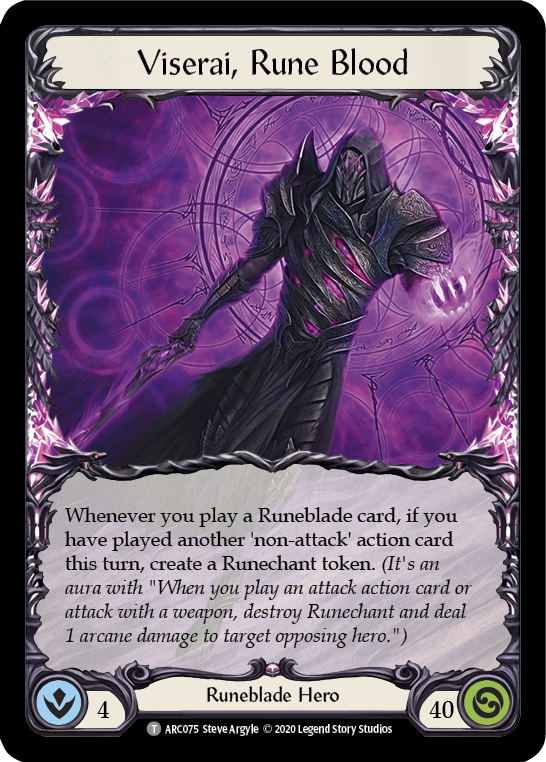 Viserai, Rune Blood [U-ARC075] (Arcane Rising Unlimited)  Unlimited Normal | I Want That Stuff Brandon