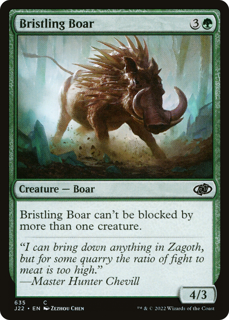 Bristling Boar [Jumpstart 2022] | I Want That Stuff Brandon