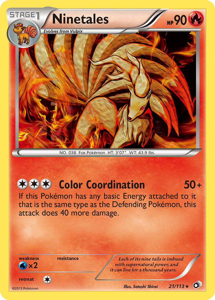 Ninetales (21/113) [Black & White: Legendary Treasures] | I Want That Stuff Brandon