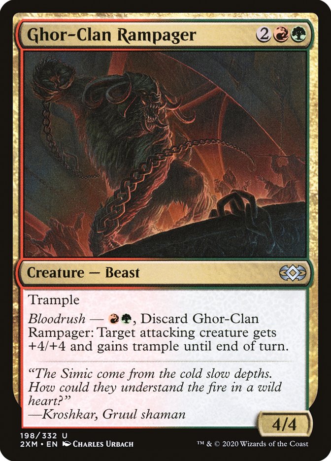 Ghor-Clan Rampager [Double Masters] | I Want That Stuff Brandon