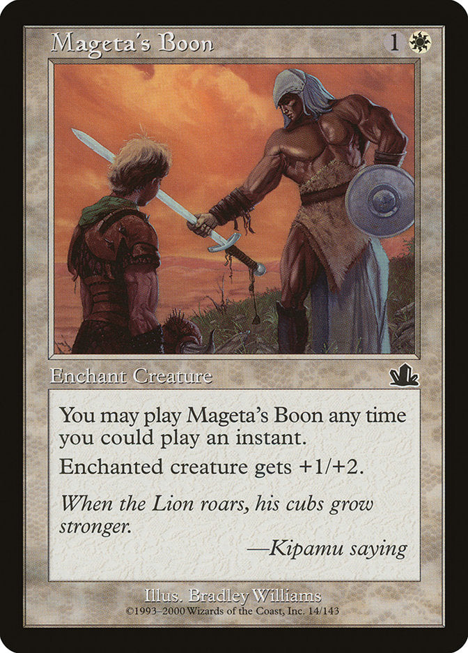 Mageta's Boon [Prophecy] | I Want That Stuff Brandon