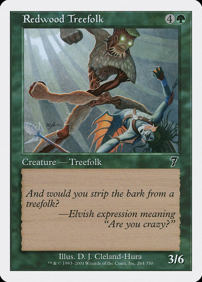 Redwood Treefolk [Seventh Edition] | I Want That Stuff Brandon