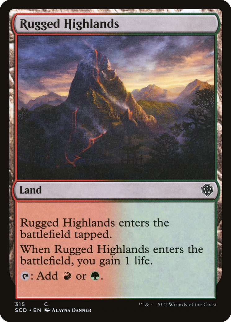 Rugged Highlands [Starter Commander Decks] | I Want That Stuff Brandon