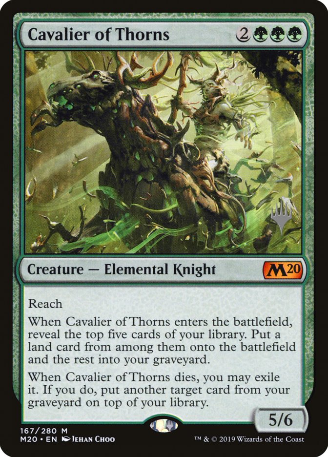 Cavalier of Thorns (Promo Pack) [Core Set 2020 Promos] | I Want That Stuff Brandon