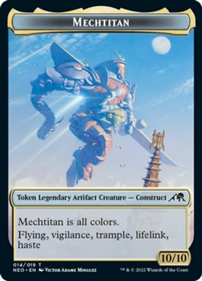 Mechtitan Token [Kamigawa: Neon Dynasty Tokens] | I Want That Stuff Brandon