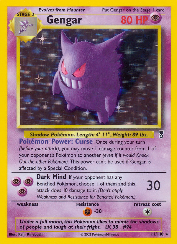 Gengar (11/110) [Legendary Collection] | I Want That Stuff Brandon