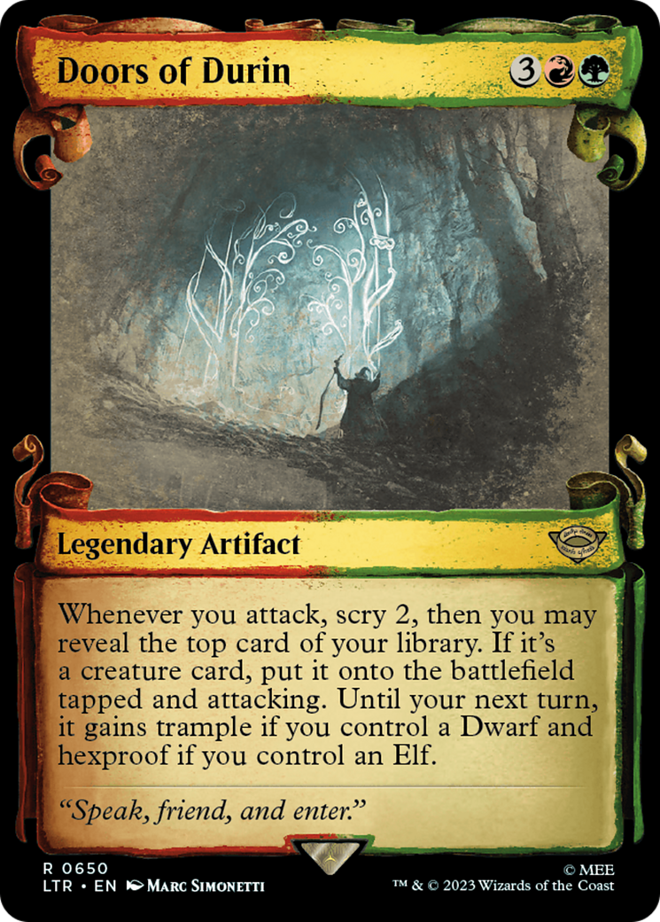 Doors of Durin [The Lord of the Rings: Tales of Middle-Earth Showcase Scrolls] | I Want That Stuff Brandon