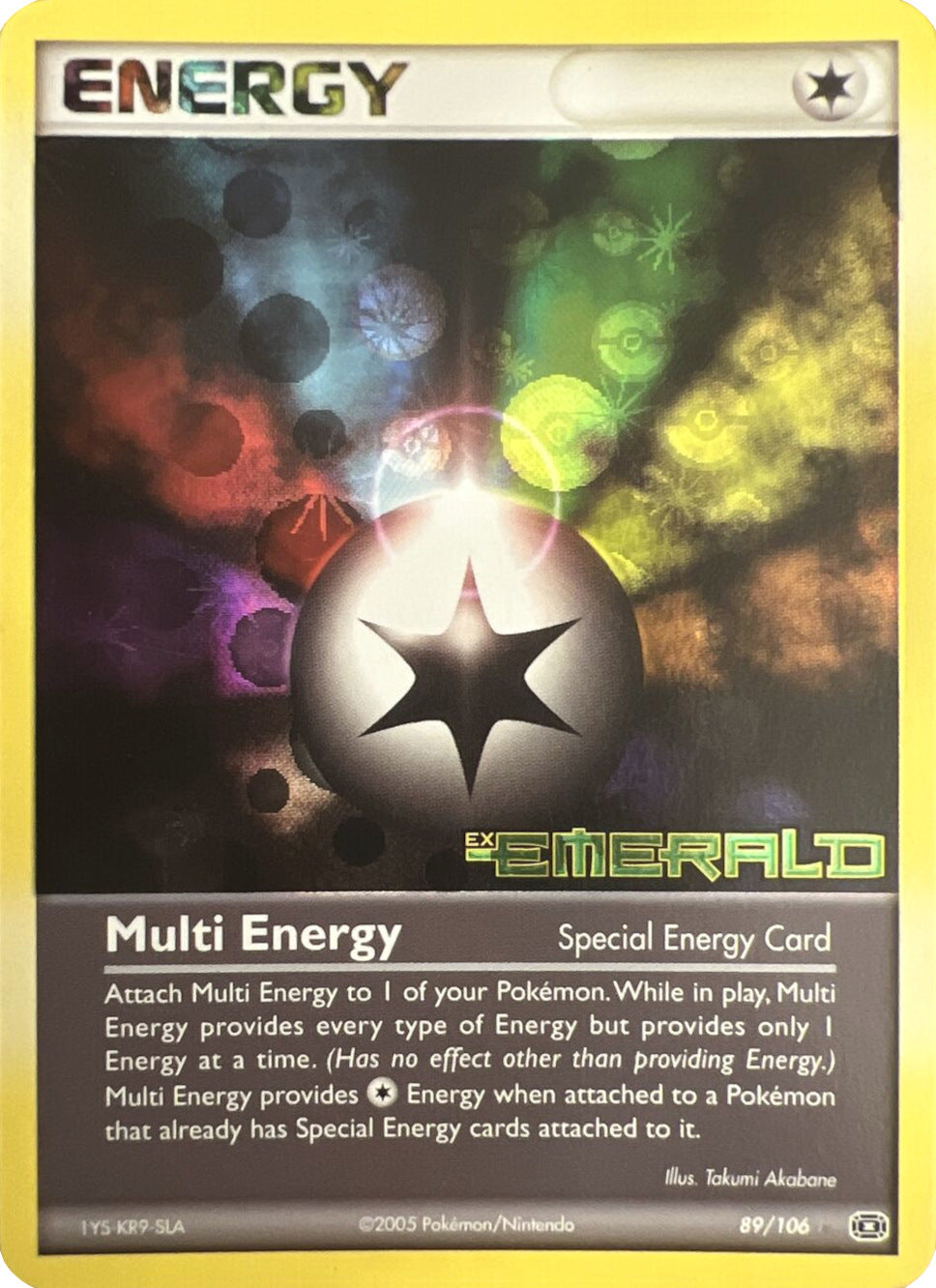 Multi Energy (89/106) (Stamped) [EX: Emerald] | I Want That Stuff Brandon