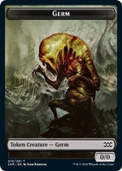 Germ // Human Soldier Double-Sided Token [Double Masters Tokens] | I Want That Stuff Brandon