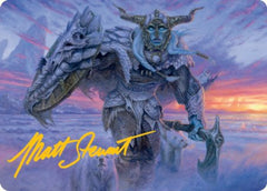 Frost Giant Art Card (Gold-Stamped Signature) [Dungeons & Dragons: Adventures in the Forgotten Realms Art Series] | I Want That Stuff Brandon