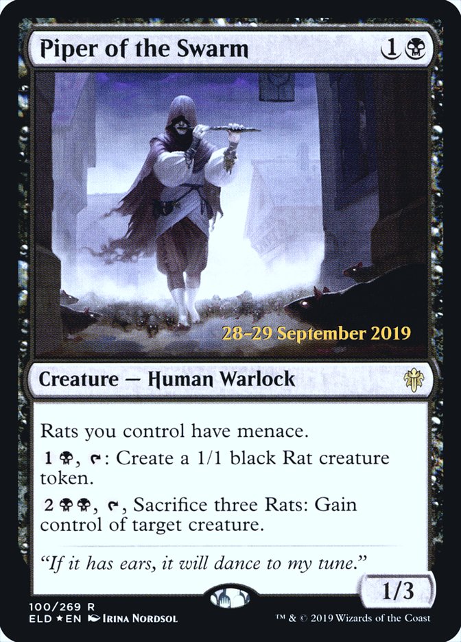 Piper of the Swarm [Throne of Eldraine Prerelease Promos] | I Want That Stuff Brandon