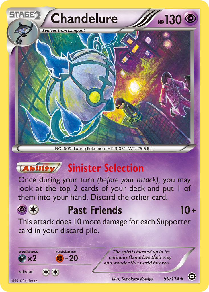 Chandelure (50/114) [XY: Steam Siege] | I Want That Stuff Brandon