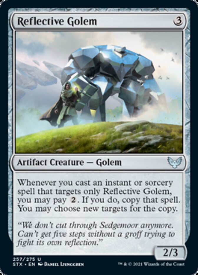 Reflective Golem [Strixhaven: School of Mages] | I Want That Stuff Brandon