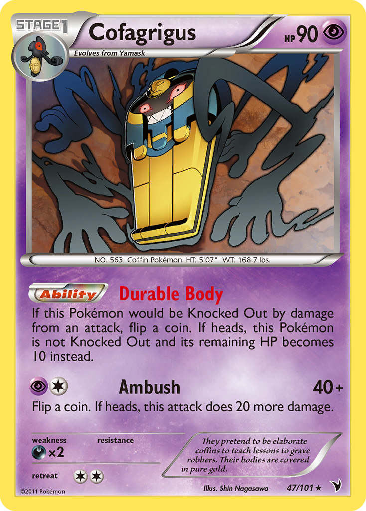 Cofagrigus (47/101) [Black & White: Noble Victories] | I Want That Stuff Brandon