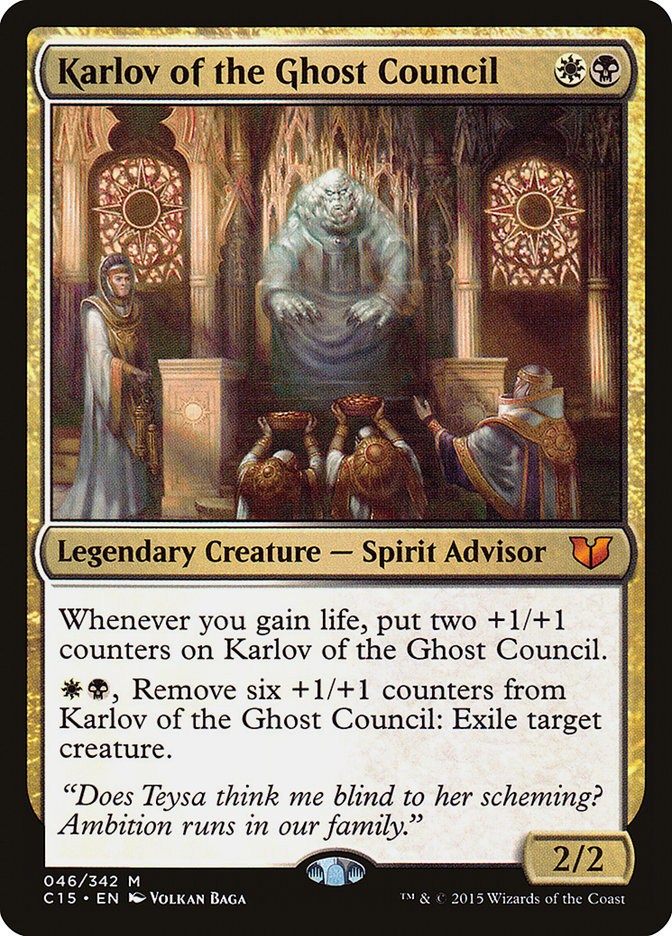 Karlov of the Ghost Council [Commander 2015] | I Want That Stuff Brandon